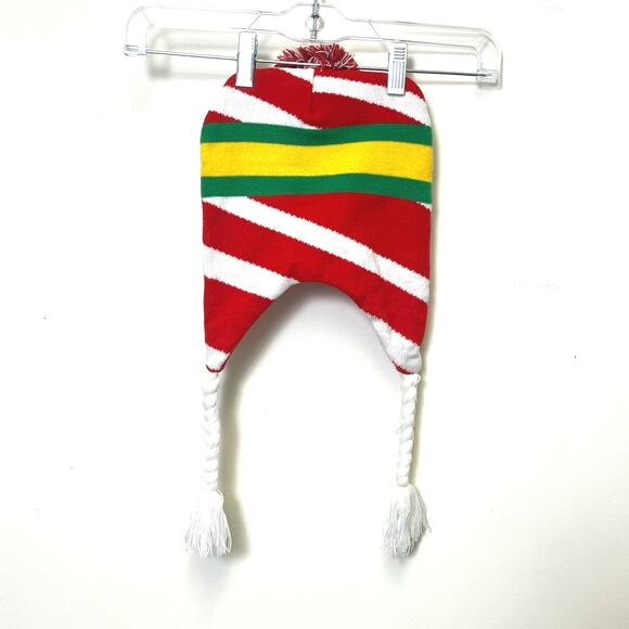 Rare Holiday Rockettes Toboggan Beanie Hat Winter Logo - Picture 2 of 6